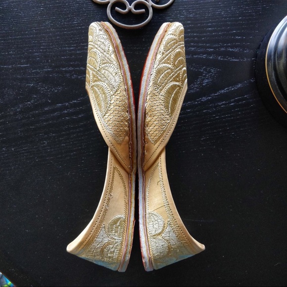 New 2018 ! Soft Light Golden Jutti - Picture 3 of 6